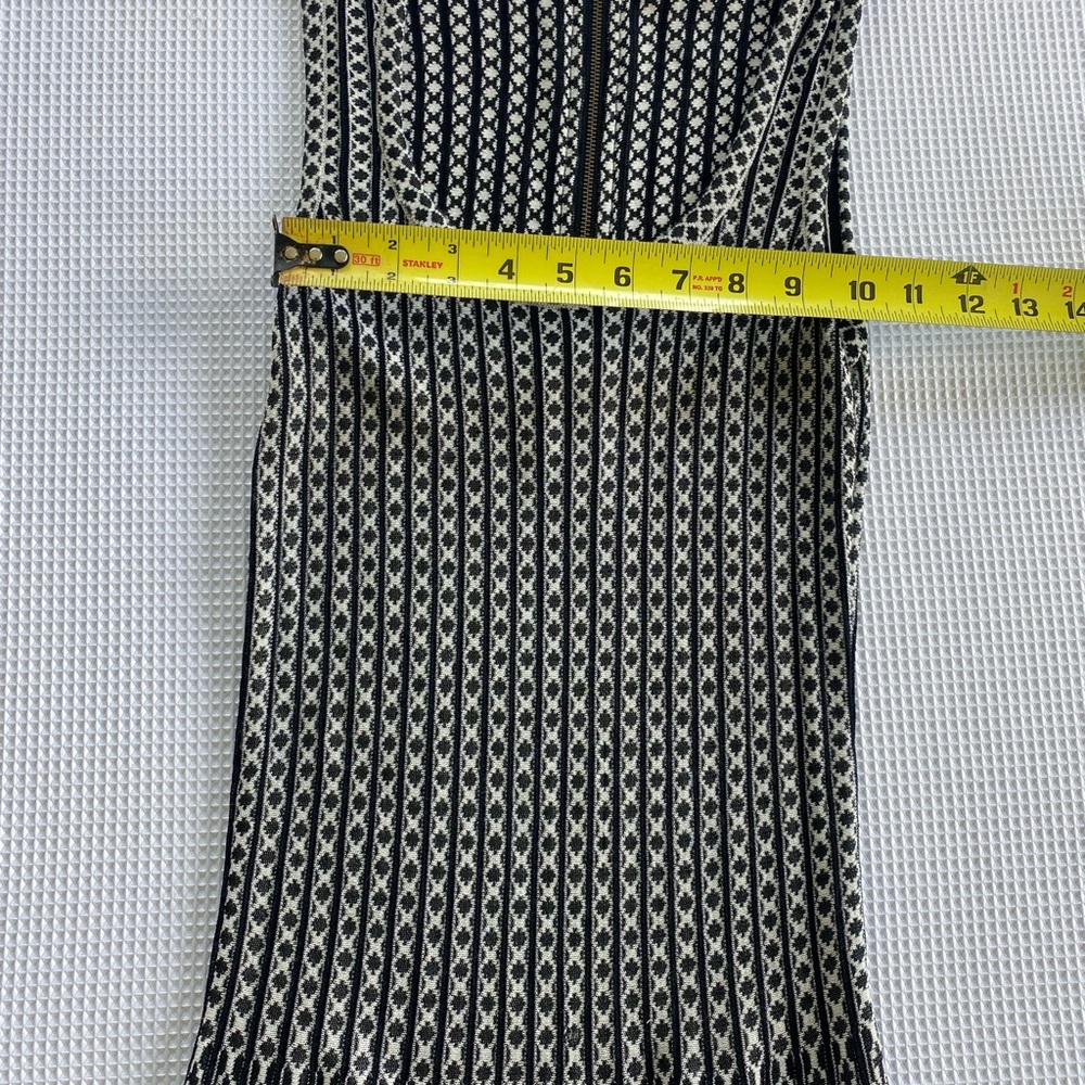 NIC+ZOE Black and White Geometric Maxi Dress - Picture 6 of 6